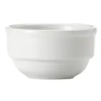 image of Libbey 840-901-015 Mini Ramekin, 1.5 oz White Porcelain, 2.5" Dia x 1.5" H, Rolled Edge - 36/Case
