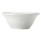 image of Libbey 840-901-065 Fruit Bowl 6.5 oz (4" Dia x 2" H) Round Porcelain White Edge - 36/Case