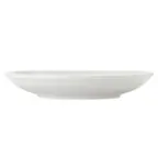 image of Libbey 840-901-778 - 8" Round Deep Rim Porcelain Plate White, Rolled Edge, 1-1/3" Height - 12/Case