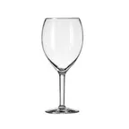 image of Libbey 8420 Grande Wine Glass - 19.5 oz, 8½" Height, Stemmed, Tempered Glass, Safedge® Rim - 12/Case