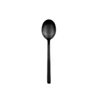 image of Libbey 863002 Dinner Spoon – 8"1/8" Satin Noir Finish, 18/0 Stainless Steel, 7‑8" Length - 36/Case