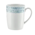 image of Schonwald 9015630-63072 China Mug, 10-1/8 Oz Porcelain, Blue, 4" H x 3-1/8" T x 2-1/2" D - 6/Case