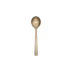 image of Reserve by Libbey 902016 Bouillon Spoon, 6-1/8" 18/10 Stainless Steel, Gold Finish - 12/Case