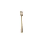 image of Reserve by Libbey 902-029 Cocktail Oyster Fork, 5" 18/10 Stainless Steel, Gold Finish - 12/Case