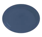 image of Libbey 903032008 - Oval China Platter, 11½" x 9¼" Porcelain, Blueberry Cantina, Foot - 12/Case