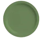 image of Libbey 903035011 - 10¼" Round Porcelain China Plate, Sage Cantina Pattern, Vitrified Foot, 12/Case