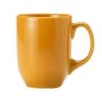image of Libbey 903044904 China Mug, 11 Oz Porcelain, Saffron Cantina, 4" H x 3-1/4" T x 4-1/2" D - 12/Case