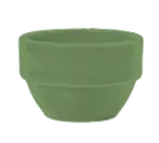 image of Libbey 903046370 - 8 oz Bouillon Cup, 4" Dia x 2‑1/8" H, Porcelain Sage, Cantina Pattern - 36/Case