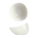 image of Libbey 905356413 Sauce Dish, 2 oz (3" Dia x 2" H) Porcelain, Rideau™ White Slenda® Verve - 12/Case