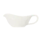 image of Libbey 905356905 Sauce Boat - 3 Oz Gravy Dispenser, 5½" x 4¼" x 2" White Royal Rideau™ - 12/Case