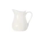 image of Libbey 905356907 Creamer Pitcher, 3 Oz, 3¼" Dia x 3¼" H, Porcelain Rideau™ Loop Handle - 24/Case
