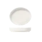 image of Libbey 905356916 Sauce Dish - Oval 4" x 3¼" x 3¼" Porcelain Royal Rideau 1½ oz Stackable - 36/Case
