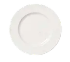 image of Libbey 905356966 - 10.5" Wide Rim Plate, Vitrified Porcelain, Royal Rideau™ Slenda® Pattern - 12/Case