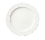 image of Libbey 905437873 China Plate – 10½" Round Porcelain Plate, Medium Rim, Royal Rideau™ Body – 12/Case
