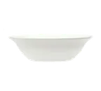image of Libbey 905437882 Grapefruit Bowl, 6½" Dia x 1⅞" H, 10‑Oz Porcelain, White Rideau Pattern – 36/Case