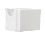 image of Reserve By Libbey 911190029 Sugar Packet Holder, 3" x 2-7/8" x 2-3/8" Bone China White - 12/Case