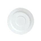 image of Libbey 911194017 Tea Saucer – 5-7/8" Dia., 2-1/8" Well, Porcelain, Aluma White Pattern - 36/Case