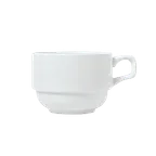 image of Libbey 911194022 Espresso Cup - 4 oz (1‑5/8" Dia) x 1‑7/8" H, White Porcelain, Stackable - 36/Case