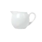 image of Libbey 911194034 Creamer Pitcher, 5.5 oz, 4"x2.75" Aluma White Porcelain with Handle - 24/Case