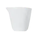 image of Libbey 911194502 Creamer Pitcher, 3 Oz (2-3/4" Dia x 2-1/2" H), White Porcelain, No Handle - 1/Case