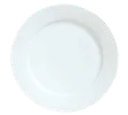 image of Reserve by Libbey 911196004 – 9¼" Round Porcelain Plate, Medium Rim, Polished Foot – 12/Case