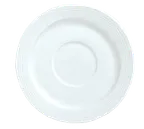 image of Reserve by Libbey 911196017 Saucer, 5-7/8" Dia., 2-7/8" Well, Round Porcelain, Vitrified - 36/Case