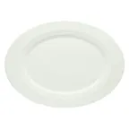 image of Schonwald 9122034 China Platter, Oval, 13-3/8" x 9-3/4", Porcelain, BoneWhite™ - 1/Case