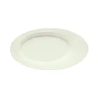 image of Schonwald 9122636 - Oval BoneWhite™ Porcelain Platter 14" x 7½", Faceted Design, Dinnerware, 6/Case