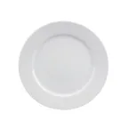 image of Schonwald 9130025 - China Plate, 9.875" Round Porcelain Continental White Medium Rim - 6/Case