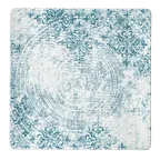 image of Schonwald 9131524-63073 Square China Plate 9.5" x 9.5" Coupe Rim Porcelain Blue - 6/Case