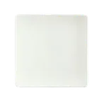 image of Schonwald 9131524 China Plate, 9.25" Square Coupe, Porcelain, White, Microwave Safe - 36/Case