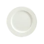 image of Schonwald 9180031 - 12"¼ Round Porcelain Plate, White™ Donna Pattern, 12-1/4" Diameter - 6/Case