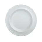 image of Schonwald 9181826 - Donna Round China Plate, 10.25" Dia x 1.38" H, Porcelain, White - 6/Case