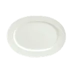 image of Schonwald 9182029 - Oval Porcelain Platter 11"5/8 x 7"5, Continental White™ Donna Pattern - Case