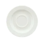 image of Schonwald 9186918 Round Porcelain Saucer, 6¼" Dia., 2⅛" Well, White™ Donna Pattern - 12/Case