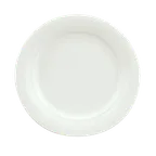 image of Schonwald 9190028 - Round China Plate, 10.875" Diameter, Vitrified Porcelain, White Body - 6/Case