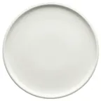 image of Schonwald 9251217 China Plate, 6.5" x 0.875"H, Coupe Rim, Porcelain, Continental White, 1 Dozen