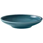 image of Playground 9251315E - 6" Round Coupe Porcelain Bowl, 8 Oz Capacity, Petrol Blue, Dishwasher Safe - Case