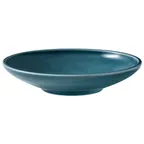 image of Playground 9251321E China Plate – 8¼" Round Coupe Rim, 23.7 oz Porcelain, Petrol Blue - 6/Case