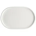 image of Schonwald 9252236 China Platter, 14" x 9" x 1" White Porcelain, Dishwasher Safe - Case