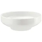 image of Schonwald 9256615 17‑Oz Porcelain Bowl, 5‑7/8" Dia x 2‑1/8" H, Shiro Finish, Microwave Safe - 3/Case