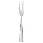 image of Libbey 926-038 Salad Fork – 7" Hammered Handle, 18/8 Stainless Steel, 4.5mm Thick, Conde™ - 12/Case