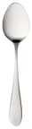 image of Libbey 927003 Serving Spoon, 8‑3/5" Stainless Steel, Santa Cruz™ Collection, Handle - 12/Case
