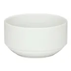 image of Schonwald 9302928 Bouillon Cups, 9‑Ounce Porcelain, Continental White™ Pattern, Stackable - 12/Case