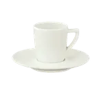 image of Schonwald 9305159 Espresso Cup, 3.5 oz (1‑3/4" Dia.) Porcelain, Continental White™ Pattern - 12/Case