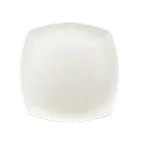 image of Schonwald 9321533 Square China Plate, 13" x 13" Coupe Rim Porcelain, Continental White™ - 6/Case