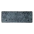 image of Schonwald 9332630-63076 Rectangular China Platter 11-3/4" x 4-1/4" Porcelain Stone Finish - 1/Case