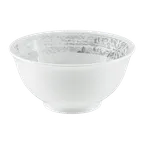 image of Schonwald 9336664-63071 - 5" Round Porcelain Bowl, 10‑1/8 oz Grey, Scratch‑Resistant - 1/Case
