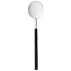 image of Reserve by Libbey 934-003 Soup Spoon - 8-1/4" Bowl, PVD Handle, 18/10 Steel, 7-8" - 36/Case
