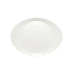 image of Schonwald 9351231 Signature Oval Plate, 12.5" x 9.5" Porcelain, Continental White™ - 6/Case